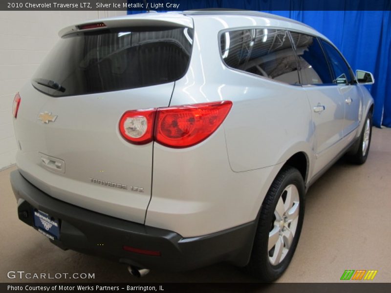 Silver Ice Metallic / Light Gray 2010 Chevrolet Traverse LTZ