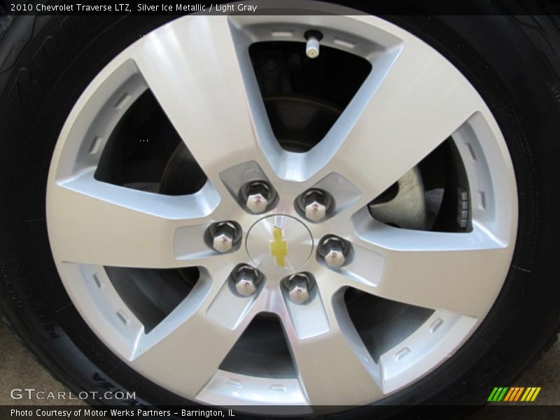 Silver Ice Metallic / Light Gray 2010 Chevrolet Traverse LTZ