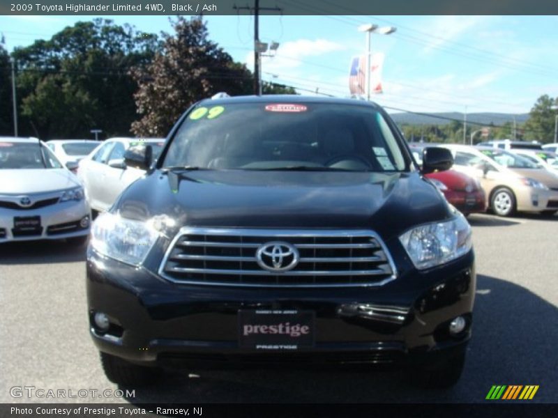 Black / Ash 2009 Toyota Highlander Limited 4WD