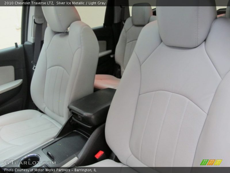 Silver Ice Metallic / Light Gray 2010 Chevrolet Traverse LTZ
