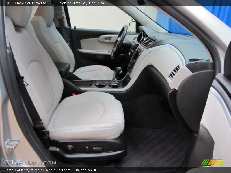 Silver Ice Metallic / Light Gray 2010 Chevrolet Traverse LTZ