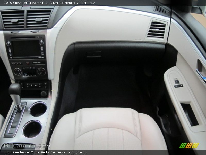 Silver Ice Metallic / Light Gray 2010 Chevrolet Traverse LTZ