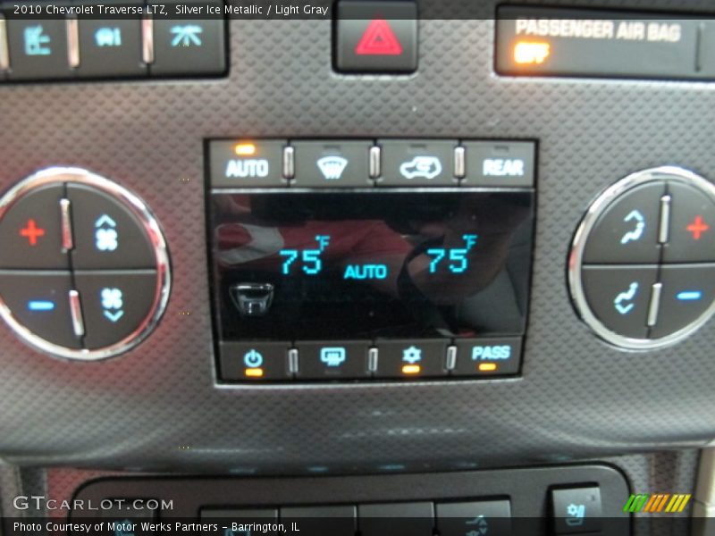 Silver Ice Metallic / Light Gray 2010 Chevrolet Traverse LTZ