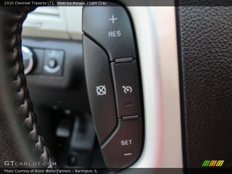 Silver Ice Metallic / Light Gray 2010 Chevrolet Traverse LTZ