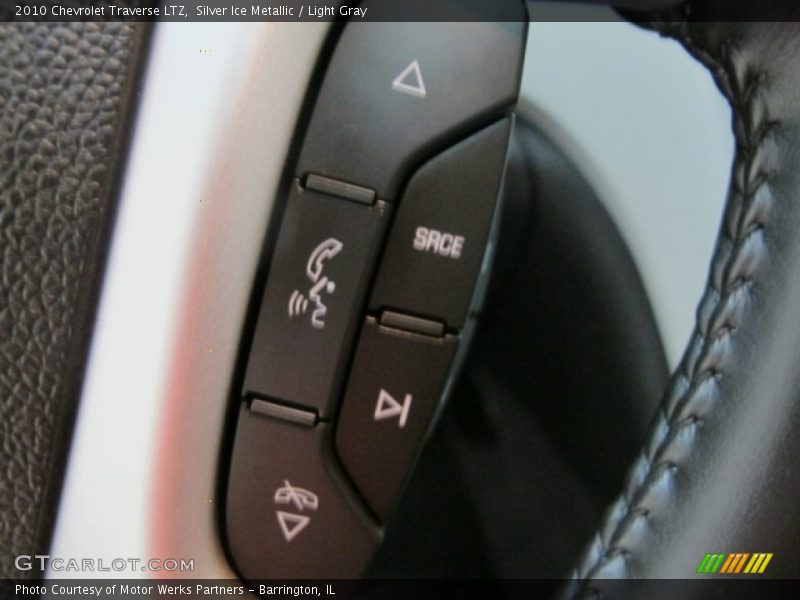 Silver Ice Metallic / Light Gray 2010 Chevrolet Traverse LTZ