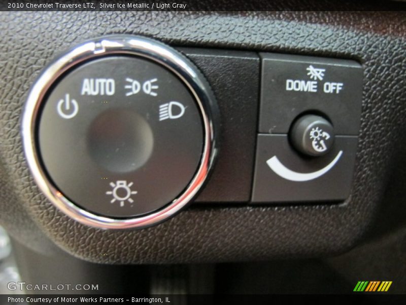 Silver Ice Metallic / Light Gray 2010 Chevrolet Traverse LTZ