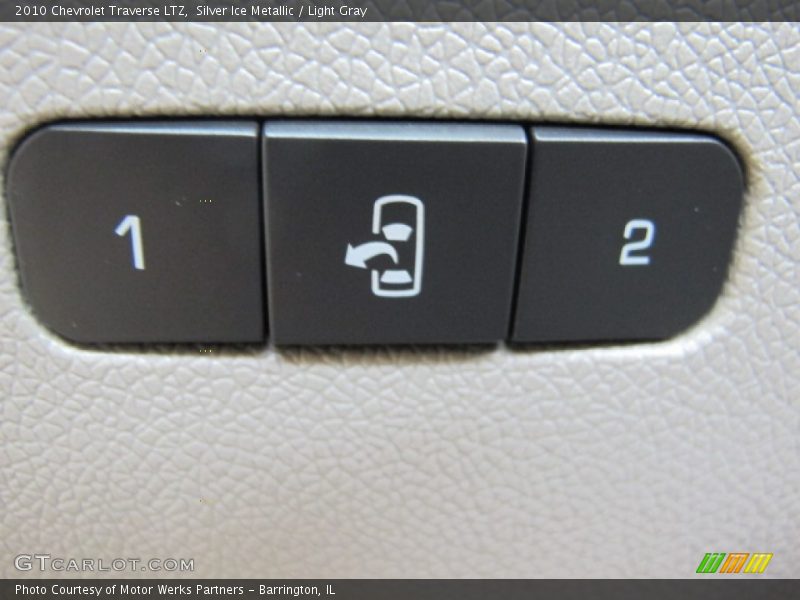 Silver Ice Metallic / Light Gray 2010 Chevrolet Traverse LTZ