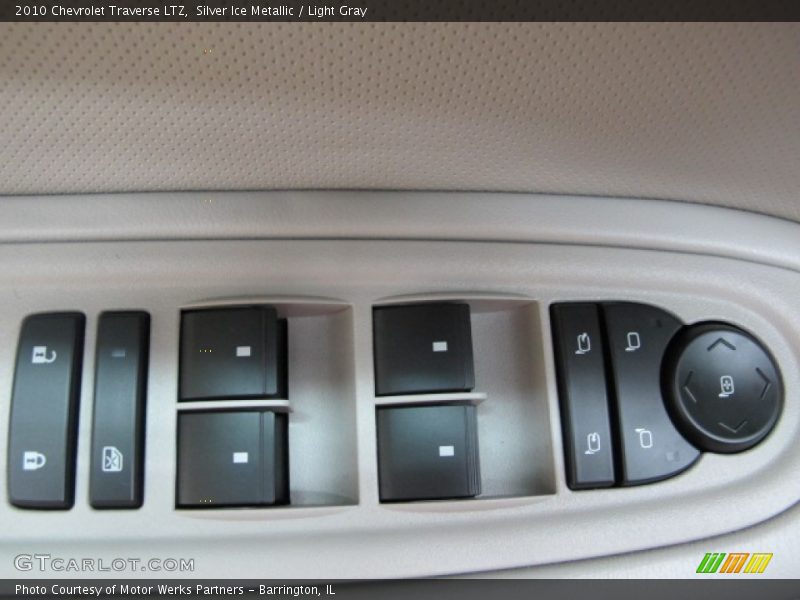 Silver Ice Metallic / Light Gray 2010 Chevrolet Traverse LTZ
