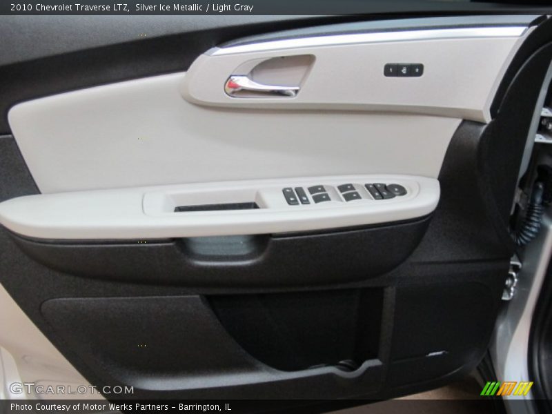 Silver Ice Metallic / Light Gray 2010 Chevrolet Traverse LTZ
