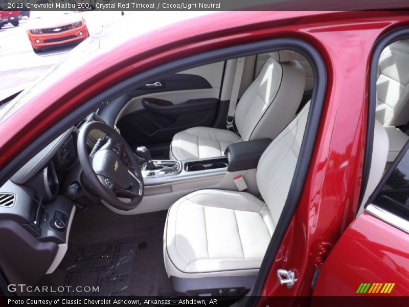 Crystal Red Tintcoat / Cocoa/Light Neutral 2013 Chevrolet Malibu ECO