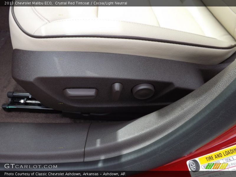 Crystal Red Tintcoat / Cocoa/Light Neutral 2013 Chevrolet Malibu ECO