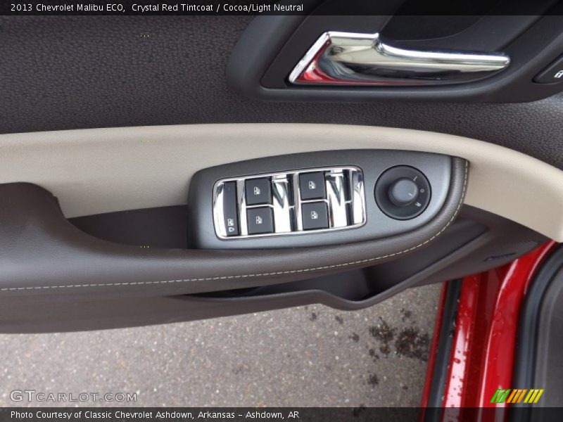 Crystal Red Tintcoat / Cocoa/Light Neutral 2013 Chevrolet Malibu ECO
