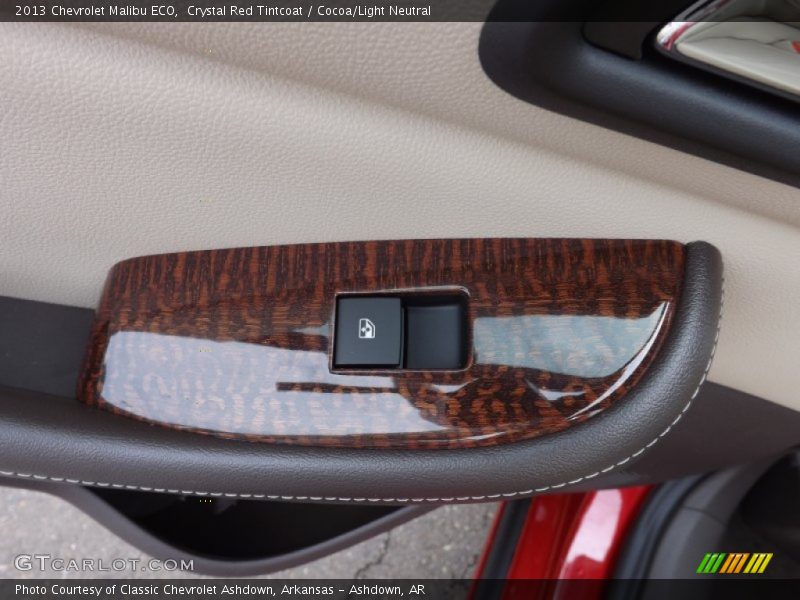 Crystal Red Tintcoat / Cocoa/Light Neutral 2013 Chevrolet Malibu ECO
