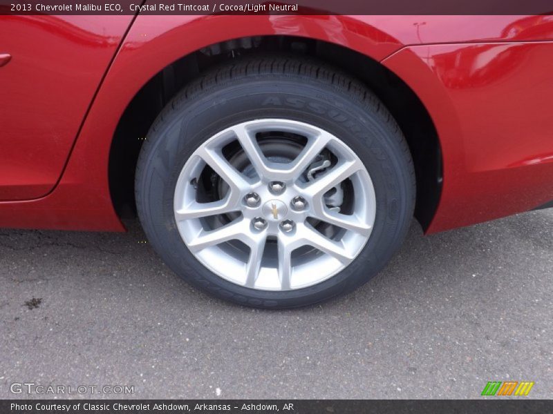 Crystal Red Tintcoat / Cocoa/Light Neutral 2013 Chevrolet Malibu ECO