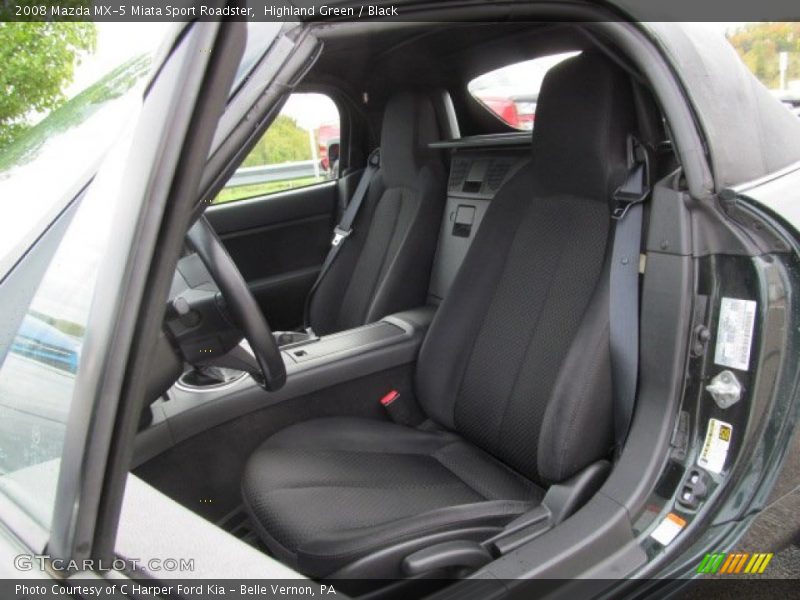 Front Seat of 2008 MX-5 Miata Sport Roadster