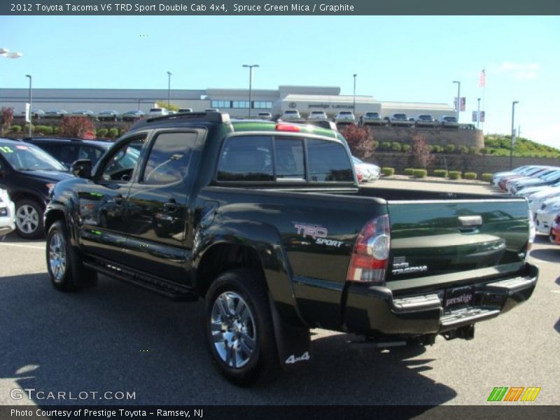 Spruce Green Mica / Graphite 2012 Toyota Tacoma V6 TRD Sport Double Cab 4x4