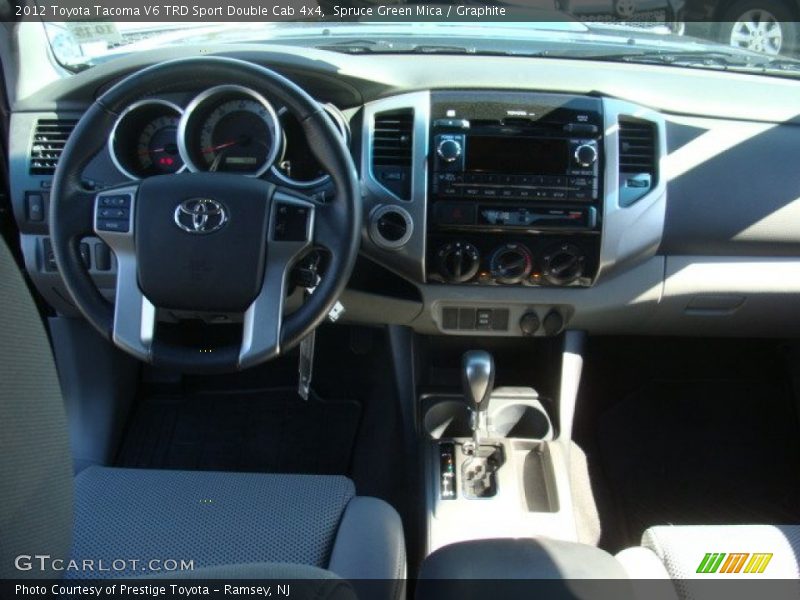 Spruce Green Mica / Graphite 2012 Toyota Tacoma V6 TRD Sport Double Cab 4x4