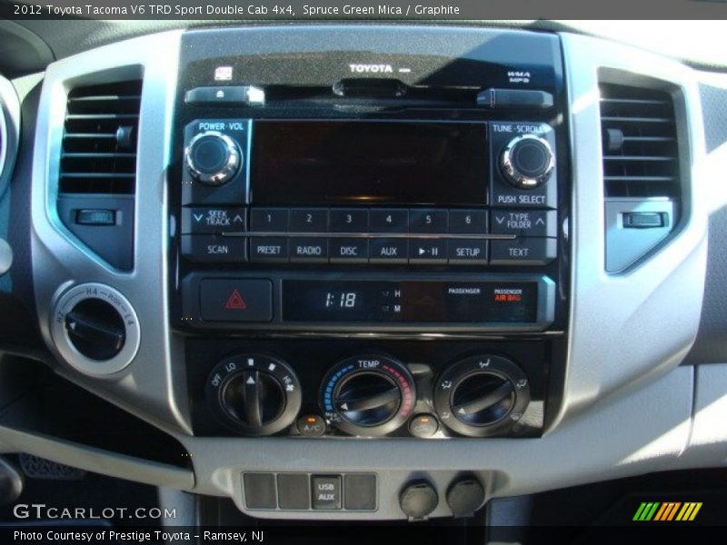 Spruce Green Mica / Graphite 2012 Toyota Tacoma V6 TRD Sport Double Cab 4x4