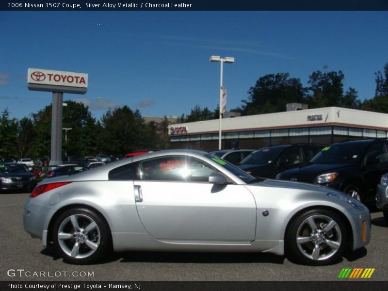 Silver Alloy Metallic / Charcoal Leather 2006 Nissan 350Z Coupe