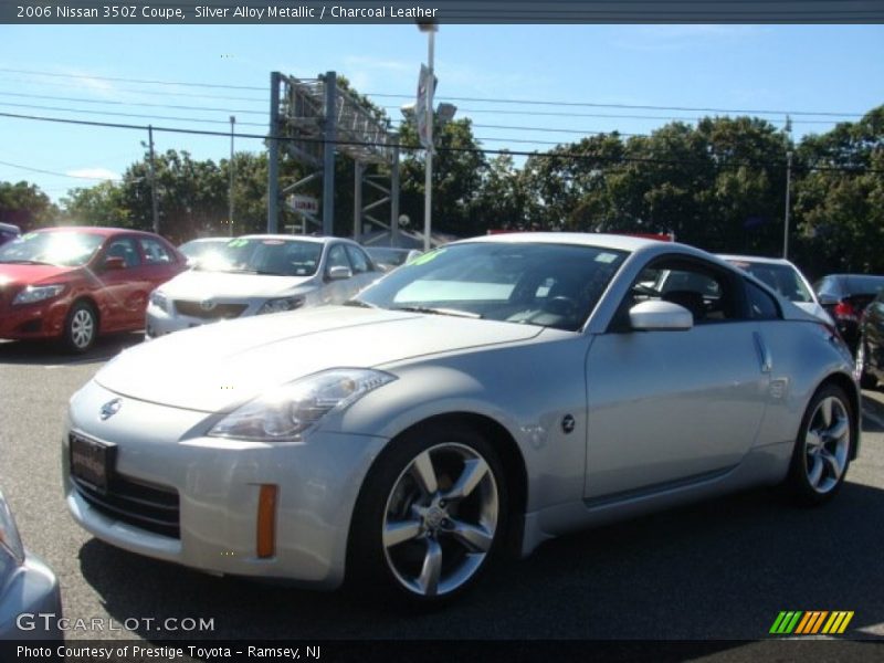 Silver Alloy Metallic / Charcoal Leather 2006 Nissan 350Z Coupe