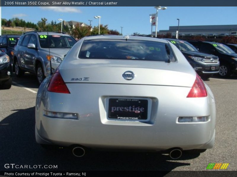 Silver Alloy Metallic / Charcoal Leather 2006 Nissan 350Z Coupe