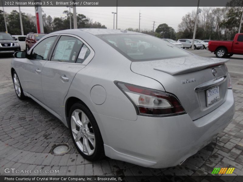 Brilliant Silver / Charcoal 2012 Nissan Maxima 3.5 S