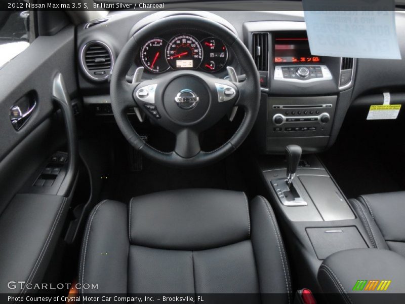 Brilliant Silver / Charcoal 2012 Nissan Maxima 3.5 S