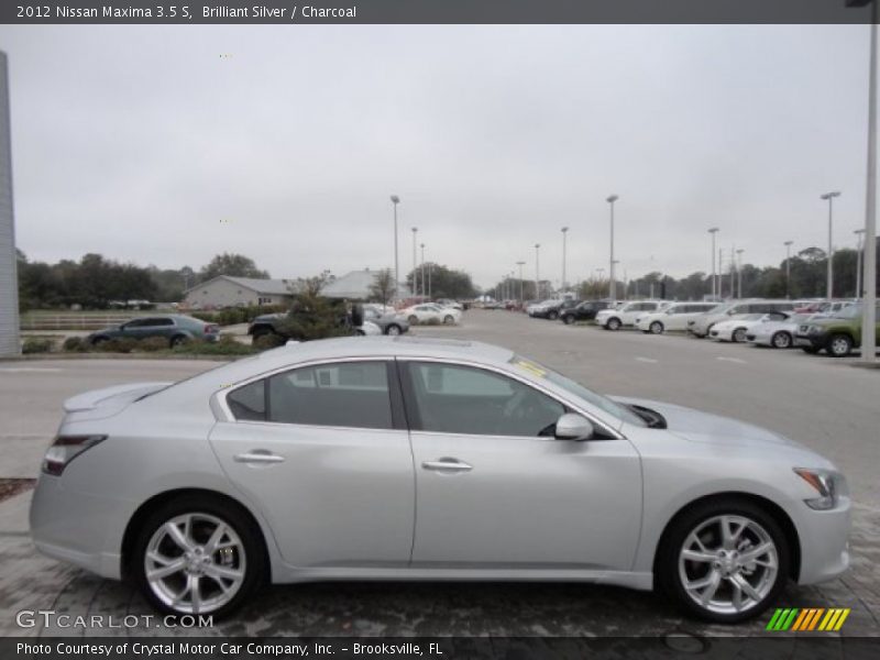 Brilliant Silver / Charcoal 2012 Nissan Maxima 3.5 S