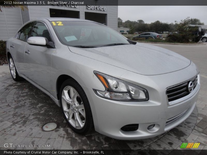 Brilliant Silver / Charcoal 2012 Nissan Maxima 3.5 S