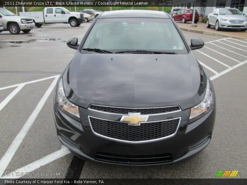 Black Granite Metallic / Cocoa/Light Neutral Leather 2011 Chevrolet Cruze LTZ