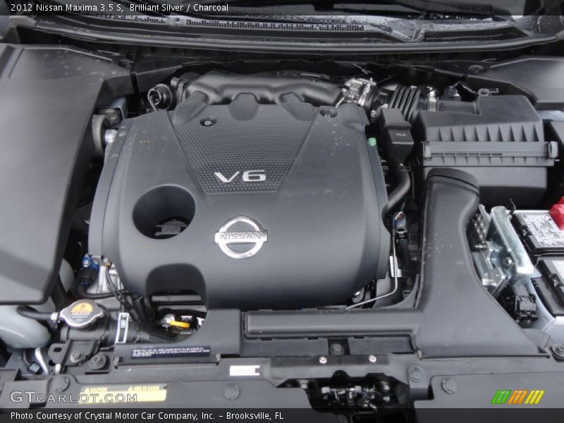 Brilliant Silver / Charcoal 2012 Nissan Maxima 3.5 S