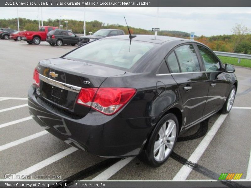 Black Granite Metallic / Cocoa/Light Neutral Leather 2011 Chevrolet Cruze LTZ