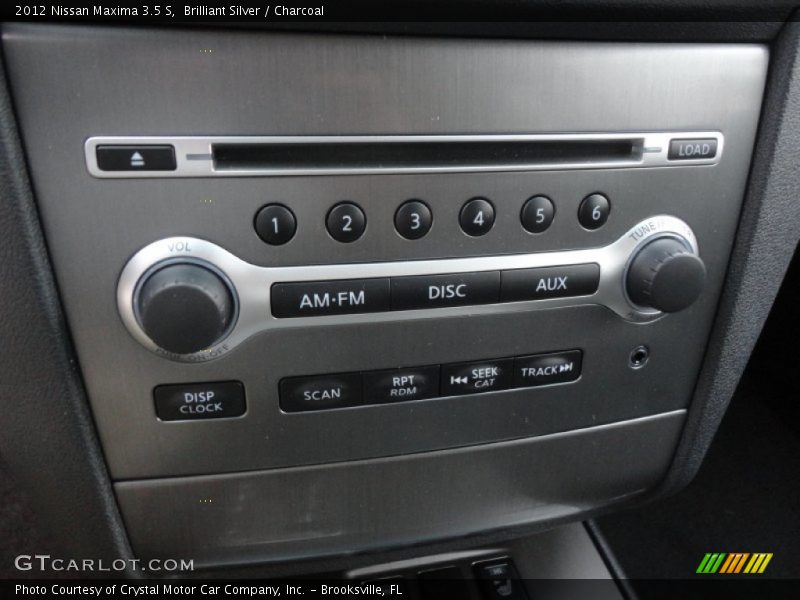 Brilliant Silver / Charcoal 2012 Nissan Maxima 3.5 S