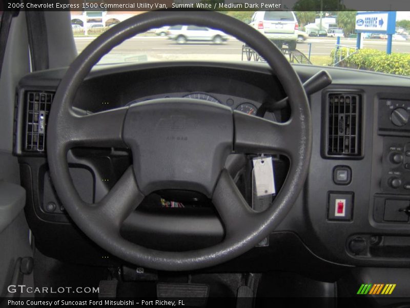 Summit White / Medium Dark Pewter 2006 Chevrolet Express 1500 Commercial Utility Van