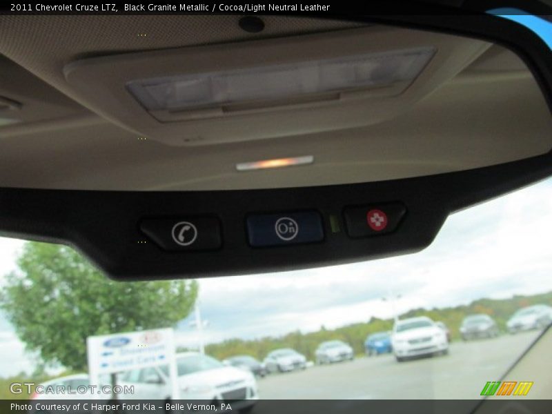 Black Granite Metallic / Cocoa/Light Neutral Leather 2011 Chevrolet Cruze LTZ