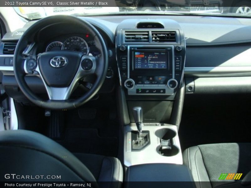 Classic Silver Metallic / Black 2012 Toyota Camry SE V6