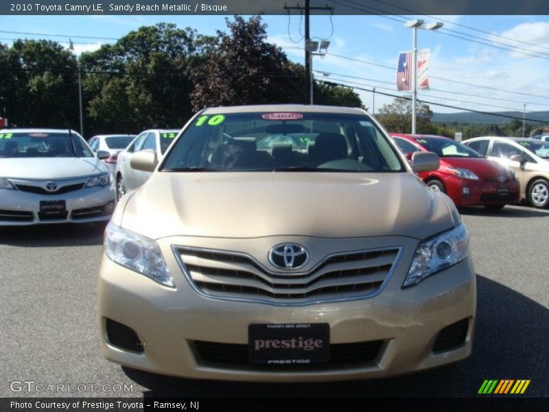 Sandy Beach Metallic / Bisque 2010 Toyota Camry LE