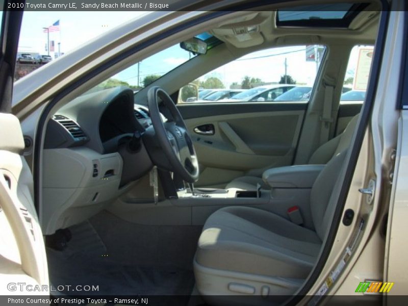 Sandy Beach Metallic / Bisque 2010 Toyota Camry LE