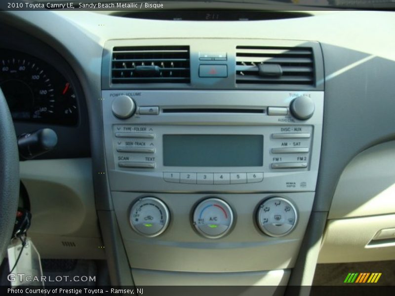 Sandy Beach Metallic / Bisque 2010 Toyota Camry LE