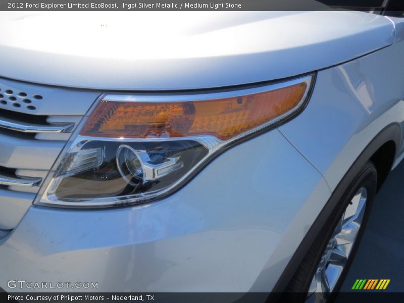 Ingot Silver Metallic / Medium Light Stone 2012 Ford Explorer Limited EcoBoost