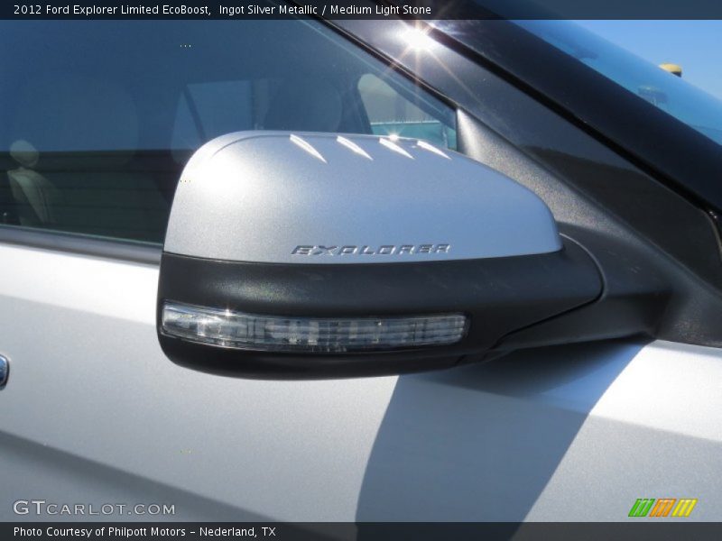Ingot Silver Metallic / Medium Light Stone 2012 Ford Explorer Limited EcoBoost