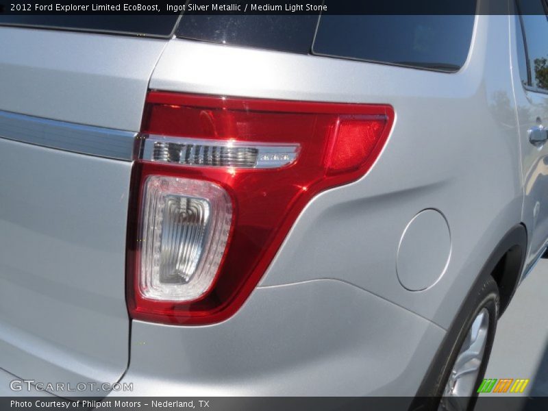 Ingot Silver Metallic / Medium Light Stone 2012 Ford Explorer Limited EcoBoost