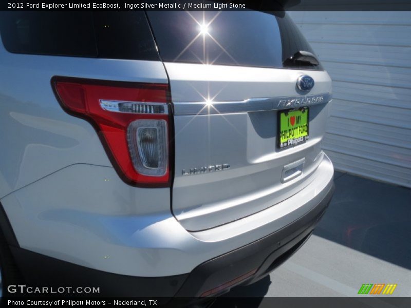 Ingot Silver Metallic / Medium Light Stone 2012 Ford Explorer Limited EcoBoost