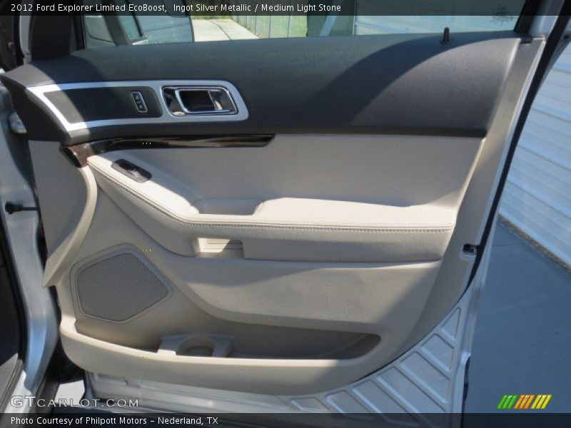 Ingot Silver Metallic / Medium Light Stone 2012 Ford Explorer Limited EcoBoost