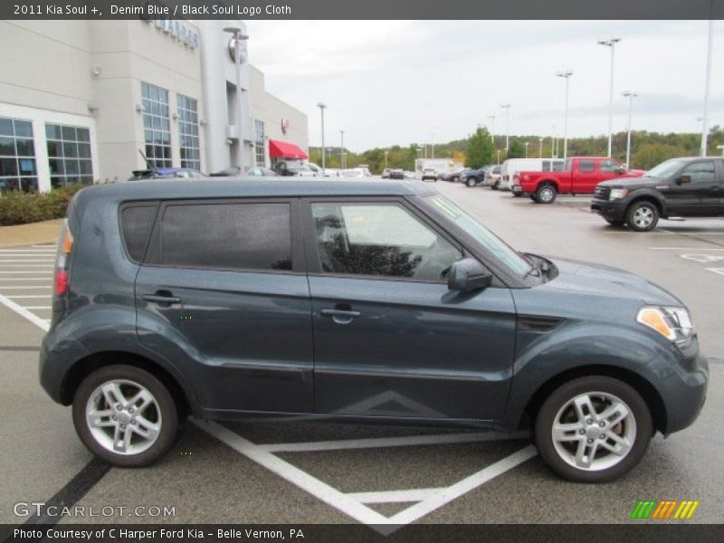 Denim Blue / Black Soul Logo Cloth 2011 Kia Soul +
