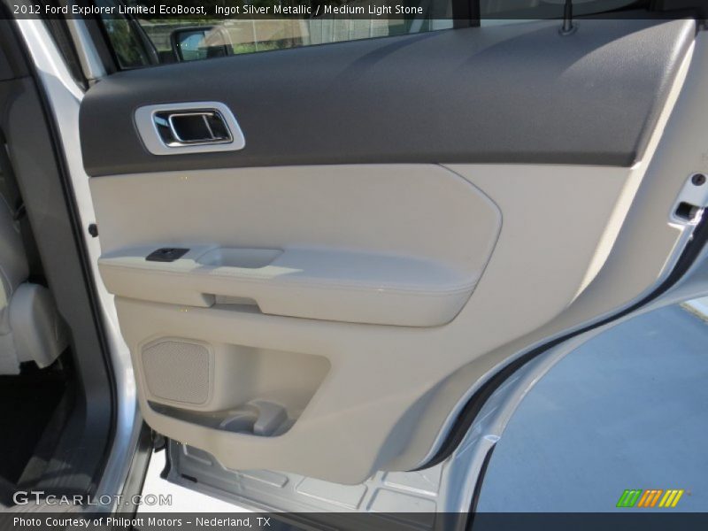 Ingot Silver Metallic / Medium Light Stone 2012 Ford Explorer Limited EcoBoost