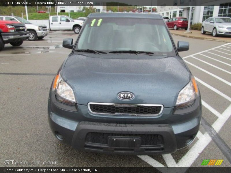 Denim Blue / Black Soul Logo Cloth 2011 Kia Soul +