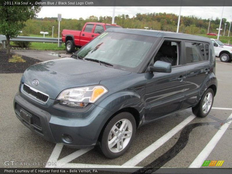Denim Blue / Black Soul Logo Cloth 2011 Kia Soul +