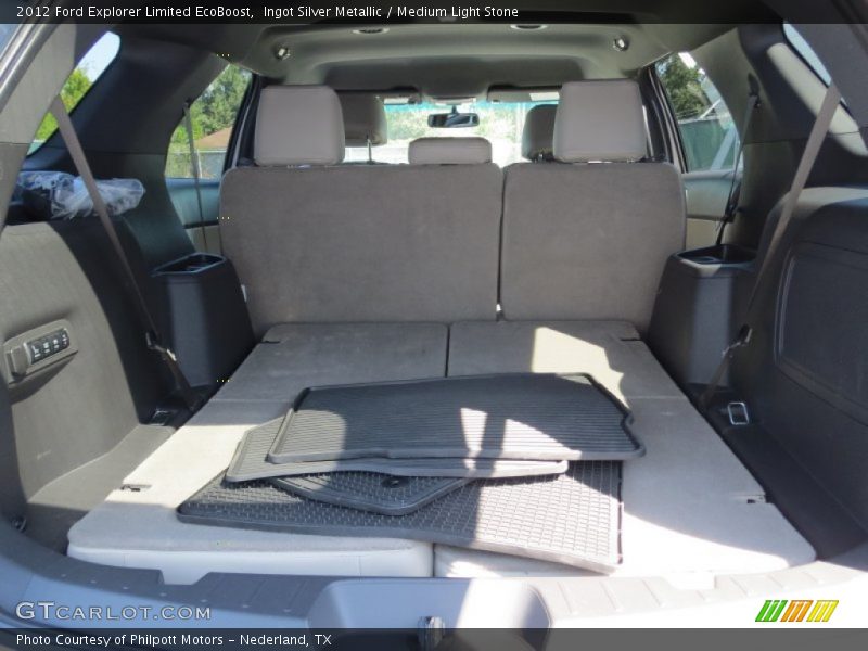 Ingot Silver Metallic / Medium Light Stone 2012 Ford Explorer Limited EcoBoost