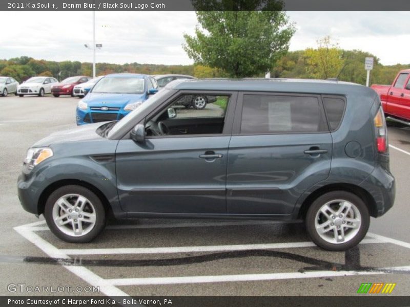 Denim Blue / Black Soul Logo Cloth 2011 Kia Soul +